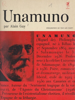 cover image of Unamuno